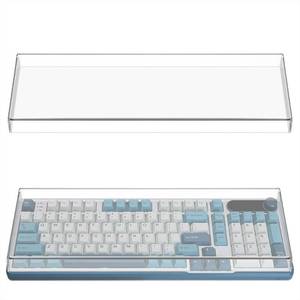 lot 19512 image: Geekria Keyboard Dust Cover, Clear Acrylic Keypads Cover for Computer Mechanical Keyboard, Compatible with RK Royal KLUDGE S98, Aula F99 Pro, EPOMAKER Galaxy100, Keychron Q5 Pro  Q5 Max