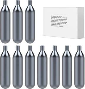 lot 20101 image: 10 Pack 20 Gram Unthreaded CO2 Cartridges for Gallo Drain Gun HVAC Drain Line Cleaner Tool,CO2 Drains Gun Cartridges