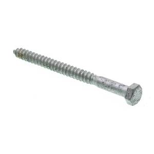 lot 20164 image: Prime-Line 9055857 Hex Lag Screws, 516 in. X 4 in., A307 Grade A Hot Dip Galvanized (15 Pack)