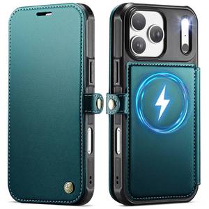 lot 20193 image: PlusnapX for iPhone 17 Pro Case Wallet Compatible with Magsafe, Blue Green