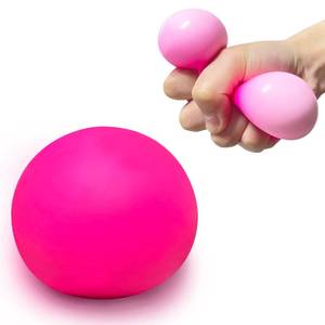 lot 20197 image: Squishy Dough Stress Ball for Kids (1 Pack) Squish Fidget Toys for Adults, Stretchy and Squeeze, Squishy Pink Stress Relief Balls, Ideal for Teens Anxiety, Autism, ADHD, Special Needs