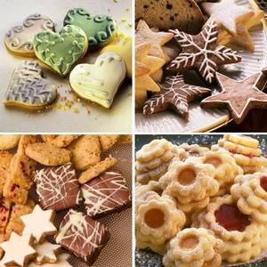 lot 20233 image: 30Pcs Small Cookie Cutter Set with Box, Stainless Steel Fruit Veggie Polymer Clay Cutters Tools for Kids, Geometric Biscuit Mini Cookie Cutters Mold for Cake, Biscuit, Fruit Decorations and So on
