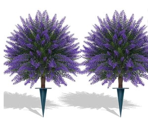 lot 5610 image: Grooy Artificial Lavender Flowers Indoor UV Resistant