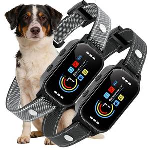 lot 2179 image: Koguzl Dog Bark Collar 2 Pack, Auto Anti Barking Collar for Large Medium Small Dogs 11-120lbs, 7 Sensitivity Levels, 5 Safe Training Modes, Humane Bark Training Collar