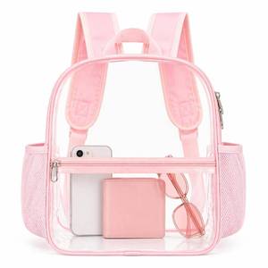 lot 2180 image: Oraben Clear Backpack for Stadium Events Stadium Backpack Waterproof 12x6x12 Clear Bag for Adult Concert Sport Work