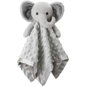 lot 2194 image: Pro Goleem Elephant Loveys for Babies Soft Security Blanket Infant Snuggle Toy Stuffed Animal Blanket Baby Registry Search Baby Boy Gifts for Infant and Toddler Gray 16 Inch