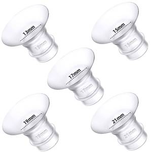 lot 2214 image: Flange Inserts 1315171921mm for Medela,Spectra 24mm ShieldsFlanges,Compatible with TSRETE,CPPSLEE,Momcozy S9S9ProS12S12Pro Wearable Breast Pump,Reduce 24mm Nipple Tunnel Down to 5pcs