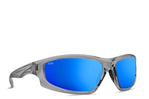 lot 2240 image: Shady Rays X Series - Glacier SmokeBlue Glacier Mirror Lens, MediumLarge