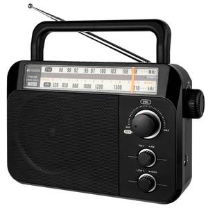 lot 2252 image: Retekess TR604 AM FM Radio,Portable Radio Plug in Wall,D Battery Operated,Large Dial,HighLow Tone Mode,Big Speaker,Earphone Jack,for Home,Picnic,Senior