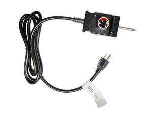 lot 8003 image: Replacement Thermostat Analog Control Power Cord for Masterbuilt MB20070210 Analog Electric Smokers