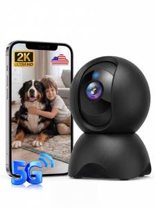 lot 8007 image: YYSY 2K 5G Indoor Security Camera, No Subscription AI Baby Monitor with Phone App & Crying Detection, 360° Pan-Tilt WiFi Pet Camera, 2-Way Audio, Auto-Tracking, 247 SD Storage (1-Pack)