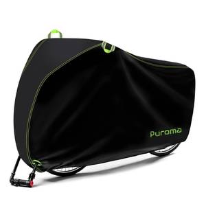 lot 9076 image: Puroma Bike Cover for 123 Bikes, 210D Waterproof Outdoor Storage Bicycle Covers Rain Sun UV Dust Wind Proof with Lock Hole for Mountain Road Electric Bike