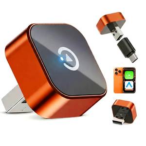 lot 10126 image: MagKeep 2026 Wireless CarPlay & Android Auto Adapter, Mini 2-in-1 Plug & Play Dongle Converts Wired to Wireless �� Auto Reconnect, Low Latency, Works with iOS 10 & Android 11 for After 2016 Cars
