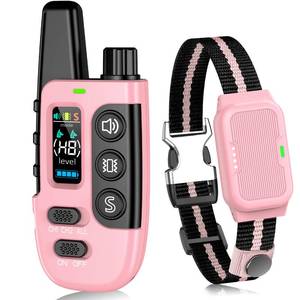 lot 10136 image: Shock Collar for Dogs, IP67 Waterproof Dog Training Collar with Remote Control, 3 Modes Beep, Vibration, Safe Static, Rechargeable Adjustable for 15-110lbs Medium Large Dogs