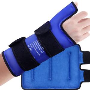 lot 10162 image: Hilph Thumb & Wrist Ice Pack Wrap with Large Extended Coverage, Long Lasting Hot & Cold Compress Therapy for Carpal Tunnel Relief, Arthritis, Computer Overuse Injuries, Post-Surgery, Post-Workout