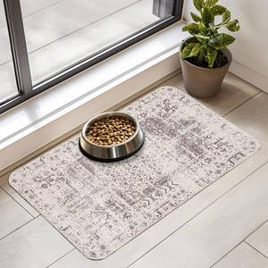 lot 10204 image: Dog Food Mat for Floors Waterproof Quick Dry Pet Placemat Cat Feeding Bowls Mats for Food and Water, Eco-Friendly Dog Accessories Diatomite Pets Supplies 12 X 20