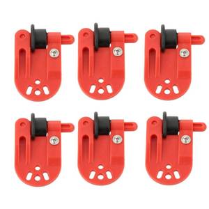 lot 10211 image: 6piece SAMS Pro Release Clip, Sams Pro Planer Board Release Fishing Clip Downrigger Clips for Off Shore Tackle Trolling Offshore Kites Fishing (Red)