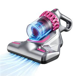 lot 11829 image: AMZAREA Mattress Vacuum Cleaner Cordless 16Kpa Bed Vacuum Cleaner with 253.7nm UV-C Light 8000min Pat Triple Filtration Portable Vacuums for Sofa Bed (BLACK01) (Used)