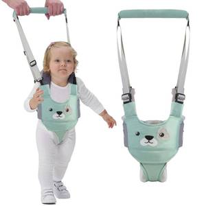 lot 12347 image: IULONEE Baby Walker, Handheld Kids Toddler Walking Harness Helper Assistant Protective Belt Child Activity Walker Adjustable Standing Up Walking Learning Helper for Toddler 7-24 Month (Green)