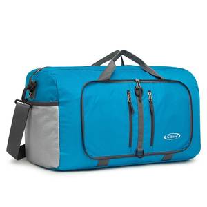 lot 12348 image: G4Free 40L65L Foldable Travel Duffle Bag Packable Weekender Bag, Blue