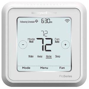 lot 12381 image: Honeywell TH6220WF2006U Lyric T6 Pro Wi-Fi Programmable Thermostat with Stages Up to 2 Heat1 Cool Heat Pump or 2 Heat2 Cool Conventional