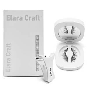lot 12403 image: Elara Craft Magnetic Eyelashes,Magnetic Eyelashes with Applicator,Reusable Magnetic Lashes without Eyeliner,Glue-free False Lashes,Waterproof, Lightweight,Suit for Natural Makeup(Natural)