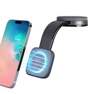 lot 12407 image: COOEXES Magnetic Car Phone Holder, Bendable Alloy Arm Car Mount with Vacuum Suction, All-in-one Design & 108LBS Strongest Suction & 360° Rotation for All MagSafe Phones iPhone 17 16 15 14 Pro Max
