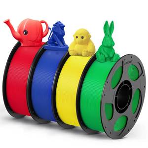 lot 13755 image: ANYCUBIC PETG Filament 1.75mm Bundle, 3D Printer Filament, Dimensional Accuracy - 0.02mm, Exceptional Toughness, 1KG Reusable Spool, 4KG RedGreenBlueYellow