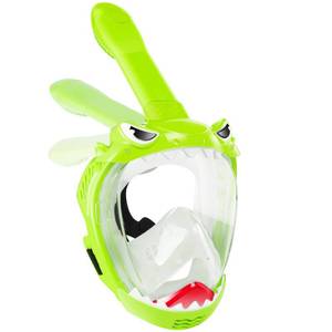 lot 13767 image: Zipoute Snorkel Full Face Snorkel Mask for Kids, Kids Snorkeling Set 180 Degree Panoramic View, Safe Anti-Leak Anti-Fog, Foldable Dry Top Snorkeling Gear for Kids Adult