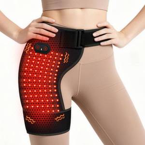 lot 14140 image: Yabuu Cordless Heated Massage Pad for Hip,Sciatica Pain Relief,Biut-in 5000mAh Battery with 3-Speed Temperature Control,Soothing Vibration,Electric Heating Pad for Lower Back,Thigh,Hips,Ideal Gift