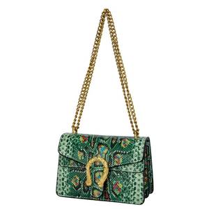 lot 14165 image: DEEPMEOW Womens Shoulder Chain Bag Crossbody Purse - PU Leather Messenger Bag Evening Square Satchel Handbag��Green��