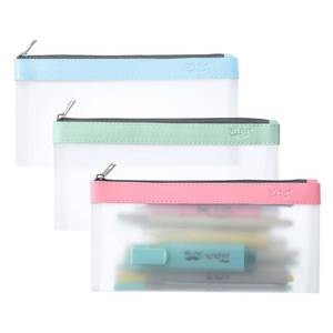 lot 14180 image: Mr. Pen- Clear Pencil Pouch, 8.50x4.25, 3 Pack, Durable TPU Material  Medium Water-Resistant Pencil Bags with Smooth Zipper, Multipurpose Clear Pouch for Stationery, School, Office