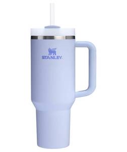 lot 14193 image: STANLEY Quencher H2.0 Tumbler with Handle and Straw 40 oz  Flowstate 3-Position Lid  Cup Holder Compatible for Travel  Insulated Stainless Steel Cup  BPA-Free  Dew Drop