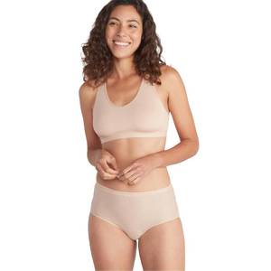 lot 14250 image: ExOfficio Women��s Give-N-Go 2.0 Full Cut Brief - Travel Underwear, Breathable, Durable, Easy to Clean, Buff, XX-Large
