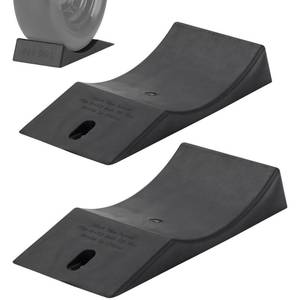 lot 14278 image: GICOOL 2-Pack Tire Saver Ramp for 9-12 Tire and Wheel, Flat-Free & Tubeless Tire Protector to Prevent Flat Spots Caused by Long Storage Parking for Riding Lawn Mower