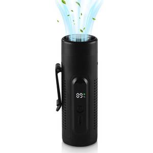 lot 14282 image: Lifgtzyn Clip On Handheld Turbo Fan, 5 Speed Ice Cooling Portable Mini Fan, Long Battery LED Display, Portable Pocket Waist Fan for Travel Camping Hiking, Gifts for Men Women