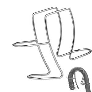 lot 14301 image: Universal Washing Machine Drain Hose Holder Adjustable Utility Sink Clamp Hook Stainless Steel Laundry Tub Hose Guide Clip Fits All Drain Hoses