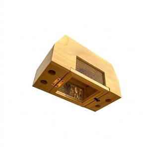 lot 19614 image: Carpenter Bee Trap for Outside, Leaning Tower Nature Hanging Wood Boring Bee Trap for Outdoor Insect Trap