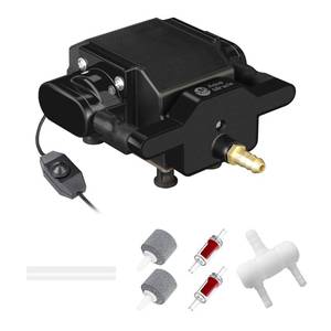 lot 19616 image: AquaMiracle Quiet Fish Tank Air Pump 200GPH 0.025MPa 6W High Pressure Aquarium Air Pump Pond Aerator for Aquarium, Pond, Hydroponics, up to 600 Gallon Water