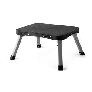lot 19622 image: STOODER 11 Folding Step Stool, Non-Slip 16x12 Large Platform, No Assembly