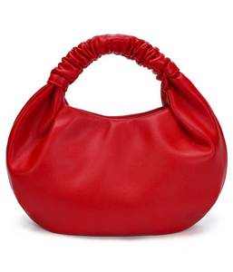 lot 19636 image: CORAID Small Purses Hobo Bags for Women Faux Leather Ruched Top Handle Bag