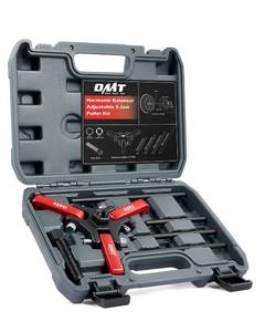 lot 19673 image: Orion Motor Tech Harmonic Balancer Puller Kit, Adjustable 3-Jaw Puller Set for Removing Harmonic Dampers & Balancers, 3-Jaw Pulley Puller Set Compatible with Chevy GM Chrysler Cadillac Ford More, Red