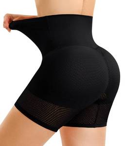 lot 20332 image: Nebility Butt Lifting Shapewear Control Panties with Butt Pads - Padded Underwear for Women Booty Lifter Shorts Hip Enhancer(Black,L)