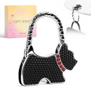 lot 20345 image: Bag Charms Purse Hook for Table - Hooks for Hanging Handbags Removable Travel Essentials Gadgets Backpack Accessories, Cute Dog Purse Holder Gifts for Women Mom Sister Girlfriend Coworker Dog Lovers