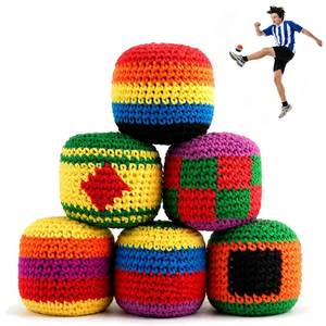 lot 20355 image: Chronelithica Hacky Footbag Sack Set,Soft Kick Sack Balls for Adults & Beginners,Durable Juggling & Outdoor Game,Portable Fun for Beach, Camping, Backyard & Summer Party