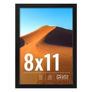 lot 20359 image: LaVie Home 8x11 Picture Frame for Wall Display, 8x11 Black Picture Frame with HD Plexiglas, 8 x 11 Frame 1 Pack, Display Frame for Vertical or Horizontal, Classic Collection