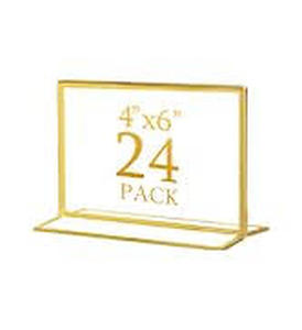 lot 19607 image: Hoteam 24 Pack 4 x 66 x Restaurant Sign Photos Display