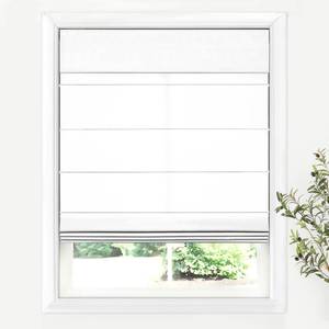lot 1209 image: LazBlinds Cordless Roman Shades for Windows, Light Filtering Thermal Insulated Window Blinds, Lightweight Fabric Blinds for Indoor Windows, 35 W x 48 H, White