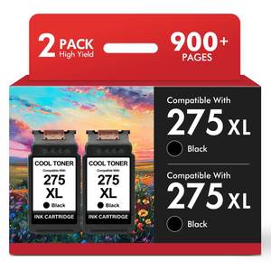 lot 2339 image: 275 275XL PG-275 TR4720 TS3722 Black Ink Cartridge Replacement for Cannon PG 275 XL for Canon Printers PIXMA TR4720 TS3722 TS3700 TR4700 TS3522 TS3500 TS3520 TS3720 TR4722 (2 Pack, Black)