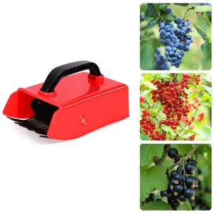 lot 2390 image: Domiella Blueberry Picker with Metallic Comb and Handle, Easier Berry Picking Harvest Tool,Berry Picker Rake Scoop for Blueberries Lingonberries Huckleberries, Black Handle